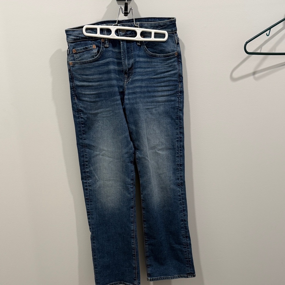 American Eagle Outfitters Dark Blue Straight Jeans
